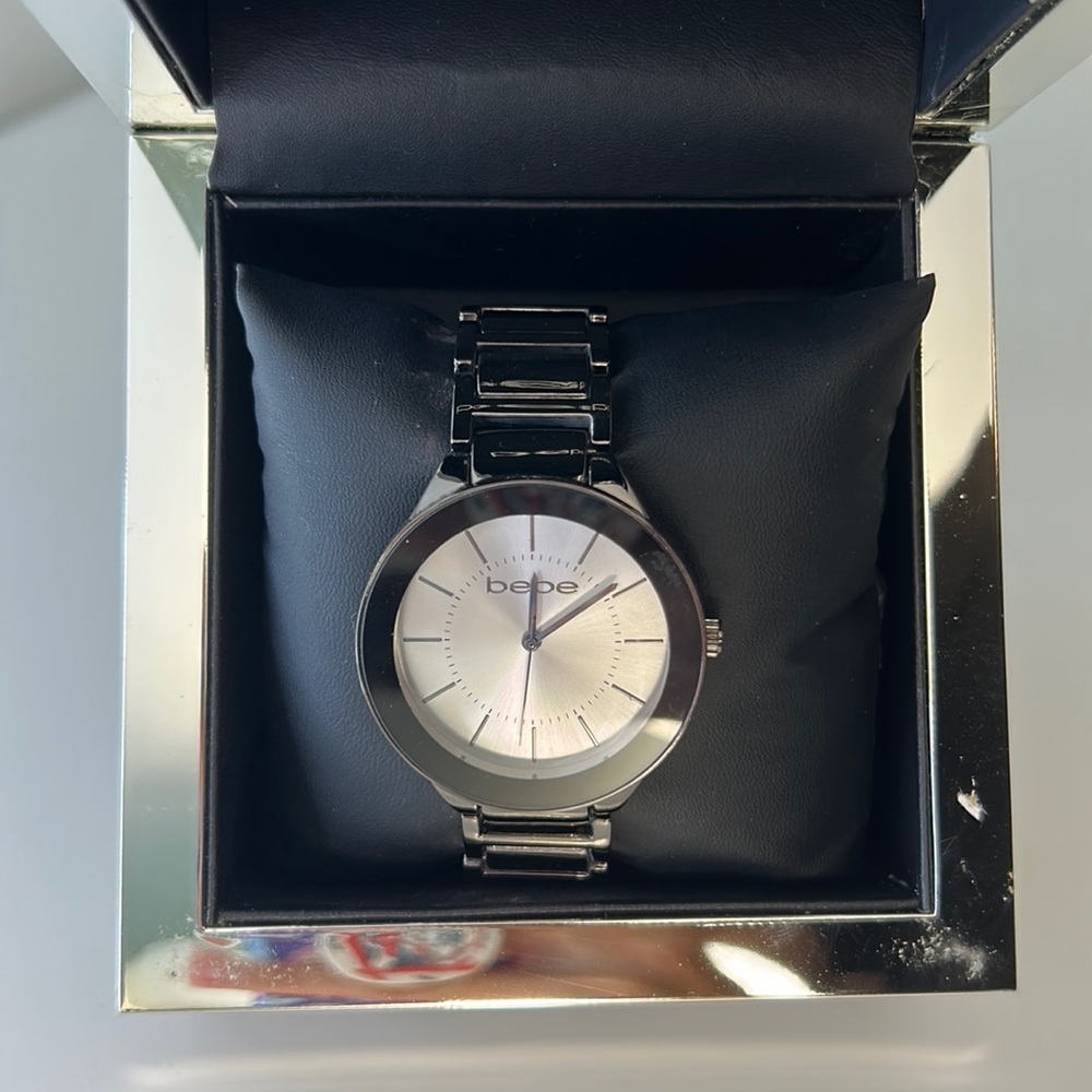 Bebe Black Womens Watch new with tags